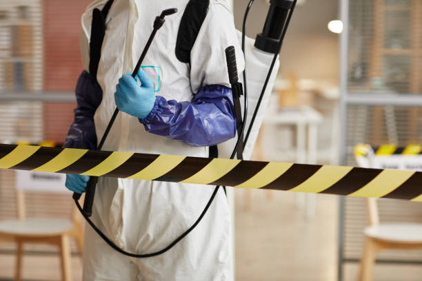 Professional Biohazard Cleanup technician working in Goshen, IN